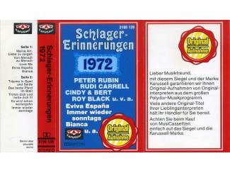 Cassettebandjes Schlager Erinnerungen 1972 10 nrs cassette 1972 ZGAN