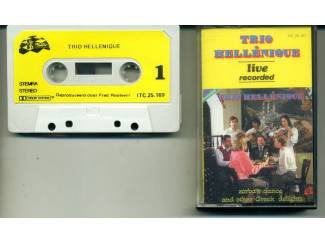 Cassettebandjes Trio Hellenique live recorded 15 nrs cassette ZGAN