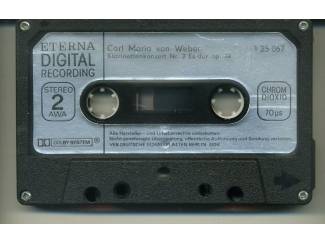 Cassettebandjes Weber – Klarinettenkonzerte 7 nrs cassette 1985 ZGAN