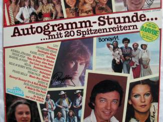 Grammofoon / Vinyl Autogramm-Stunde mit 20 Spitzenreitern LP 1979 ZGAN