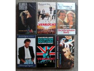 VHS Diverse MUZIEK VHS banden €2,50 per stuk 5 voor €10 MOOI