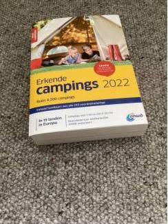 Reisboeken Erkende campings - ANWB - 2022 - Europa - 19 landen.