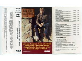 Cassettebandjes John Denver - Greatest Hits Volume Two 12 nrs cassette 1982