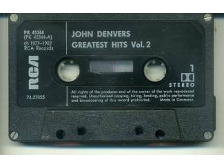 Cassettebandjes John Denver - Greatest Hits Volume Two 12 nrs cassette 1982