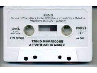 Cassettebandjes Ennio Morricone – A Portrait In Music 10 nrs cassette 1976
