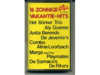 Cassettebandjes 16 Zonnige Vakantie-hits 16 nrs cassette 1980 ZGAN