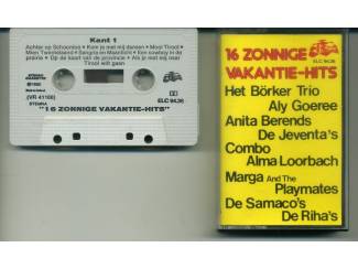 16 Zonnige Vakantie-hits 16 nrs cassette 1980 ZGAN