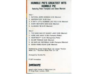 Cassettebandjes Humble Pie Greatest Hits 11 nrs cassette 1977 ZGAN