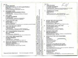 Cassettebandjes Nite Flite deel 1 & 2 32 nrs 2 cassettes 1988 1989 ZGAN
