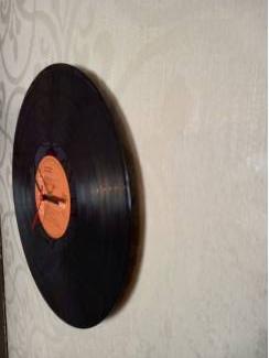 Woonaccessoires | Klokken Wandklok Vinyl LP Retro Vintage Style.