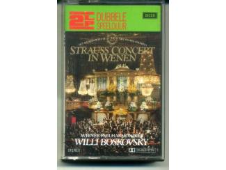 Cassettebandjes Strauss Concert In Wenen o.l.v. Willi Boskovsky 15 nrs ZGAN