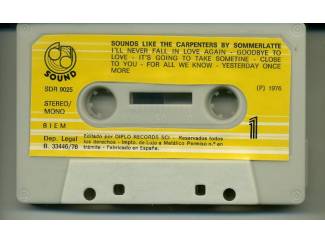 Cassettebandjes Sounds Like The Carpenters 12 nrs cassette 1976 ZGAN