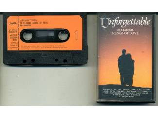 Cassettebandjes Unforgettable 18 Classic Songs Of Love cassette 1988 ZGAN