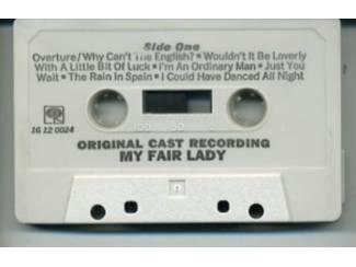 Cassettebandjes My Fair Lady Original Cast Recording 15 nrs cassette ZGAN