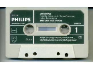 Cassettebandjes Theo Olof & Gé Vrijens – Opus Popus 10 nrs cassette 1977 ZG