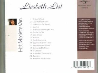 CD Liesbeth List Het Mooiste Van Liesbeth List 16 nrs cd ZGAN