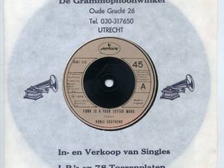 Grammofoon / Vinyl Ronji Southern ‎– Funk Is A Four Letter Word vinyl single ZG