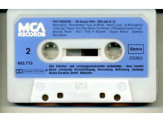 Cassettebandjes Pat Boone 20 Super Hits cassette 1981 ZGAN