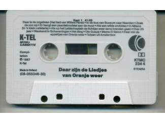Cassettebandjes Daar Zijn De Liedjes Van Oranje Weer 38 nrs cassette 1987 ZG