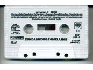 Cassettebandjes Zondagmorgen Melange 17 nrs cassette 1981 ZGAN