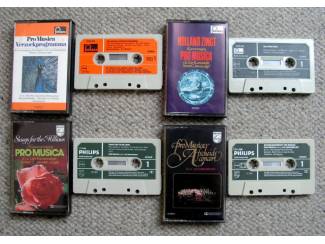4 verschillende Pro Musica cassettes €3 p/s 4 voor €10 ZGAN