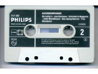 Cassettebandjes Accordeonparade 16 nrs cassette 1980 ZGAN