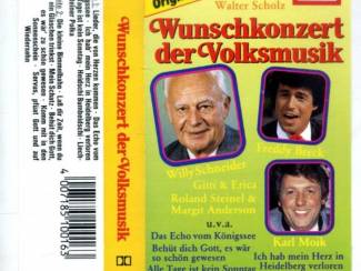 Cassettebandjes Wunschkonzert der Volksmusik 12 nrs Europa cassette ZGAN