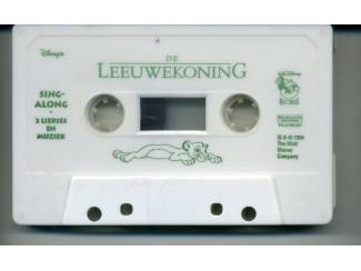 Cassettebandjes De Leeuwekoning Sing-Along 2x 5 nrs cassette 1994 ZGAN