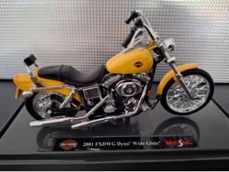 Tweewielers Harley-Davidson FXDWG Dyna Wide Glide Schaal 1:18