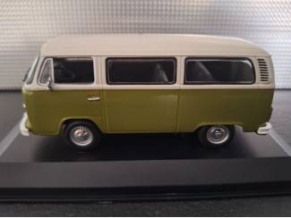 Auto's Volkswagen T2 Bus 1972 Groen  Schaal 1:43