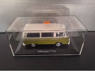 Auto's Volkswagen T2 Bus 1972 Groen  Schaal 1:43