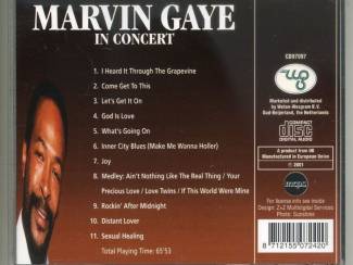 CD Marvin Gaye in Concert 11 nrs cd 2001 ZGAN