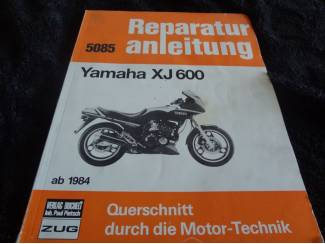 YAMAHA XJ 600 REPARATUR  ANLEITUNG VANAF  1984  (DUITS).