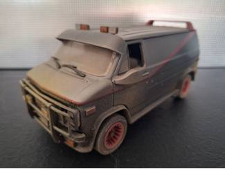 GMC The A Team Weathered Version with Bullet Hol Schaal 1:24