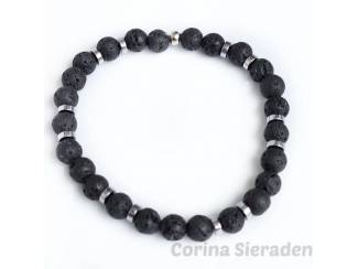 Armbanden Heren armbandenset van natuursteen