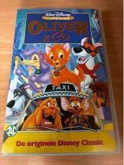Disney VHS videoband Oliver & Co Nederlands gesproken