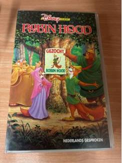 Disney VHS videoband Robin Hood Nederlands gesproken