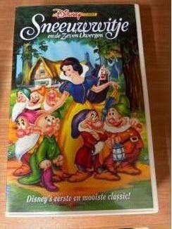 Disney VHS videoband Sneeuwwitje  Nederlands gesproken