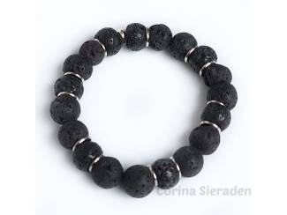 Armbanden Herenarmband van natuursteen