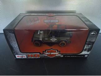 Auto's Jeep Wrangler Rubicon Harley-Davidson Schaal 1:24