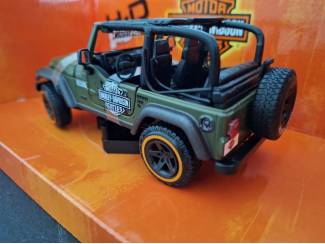 Auto's Jeep Wrangler Rubicon Harley-Davidson Schaal 1:24