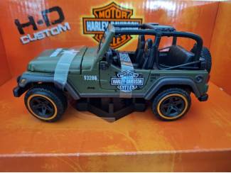 Auto's Jeep Wrangler Rubicon Harley-Davidson Schaal 1:24