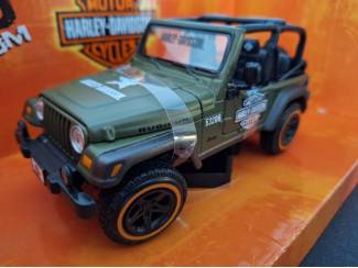 Auto's Jeep Wrangler Rubicon Harley-Davidson Schaal 1:24