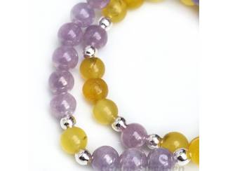 Armbanden Armbandenset van natuursteen