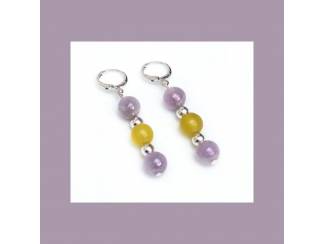 Sieraden en Tassen Oorringen met natuursteen