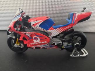 Tweewielers Ducati Desmosedici GP21 Pramac Racing #5 Schaal 1:18
