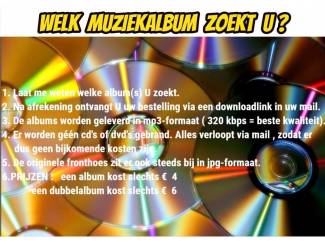 WELKE MUZIEKALBUM ZOEKT U ?