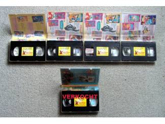 VHS Disney&rsquo;s De kleine zeemeermin 4 VHS banden mooie staat