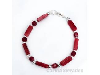 Armbanden Sieradenset van natuursteen en sterling zilver