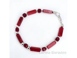 Armbanden Sieradenset van natuursteen en sterling zilver